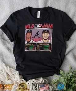 MLB Jam Atlanta Braves Freddie Freeman and Ronald Acuna Jr. Shirt