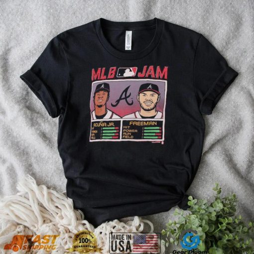 MLB Jam Atlanta Braves Freddie Freeman and Ronald Acuna Jr. Shirt