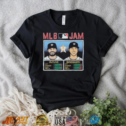 MLB Jam Houston Astros Jose Altuve & Alex Bregman Shirt