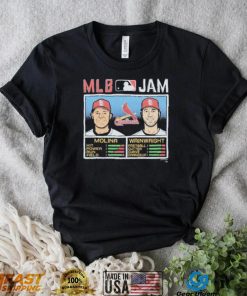 MLB Jam St. Louis Cardinals Yadier Molina & Adam Wainwright Shirt