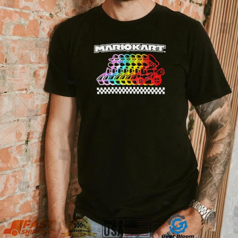 Men’s Mario Kart Video Game Colorful T-Shirt – Fun Retro Gaming Tee
