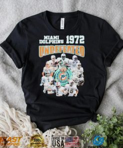 Miami Dolphins 1972 Undefeated Signature Shirt