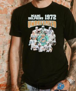 Miami Dolphins 1972 Undefeated Signature Shirt