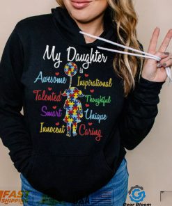 My Daughter Autism Awareness Cute Autism Elephant T Shirt