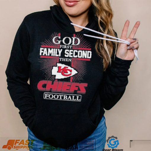 Official 2023 Kansas City Chief God First Family Second KC Chiefs Football Shirt