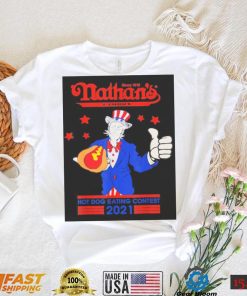 Official Nathans Hot Dog Eating Contest 2021 Joey Chestnut T Shirt