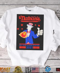 Official Nathans Hot Dog Eating Contest 2021 Joey Chestnut T Shirt