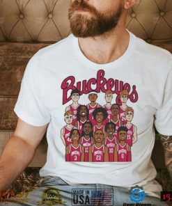 Ohio State Buckeyes Basketball Caricature Shirt t shirt
