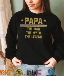 Papa the man the myth the legend vintage Father’s Day T shirt