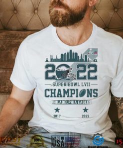 Philadelphia Eagles 2022 2023 Super Bowl LVII Champions Skyline Shirt