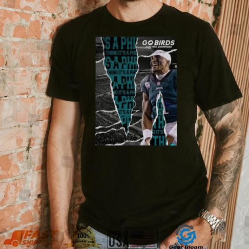 Philadelphia Eagles Go Birds 2023 NFC Champions shirt