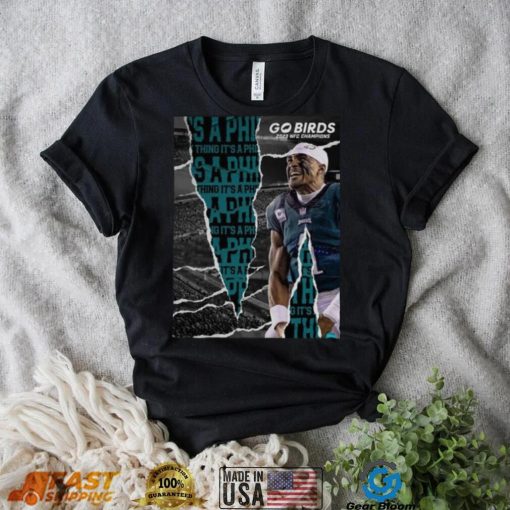 Philadelphia Eagles Go Birds 2023 NFC Champions shirt