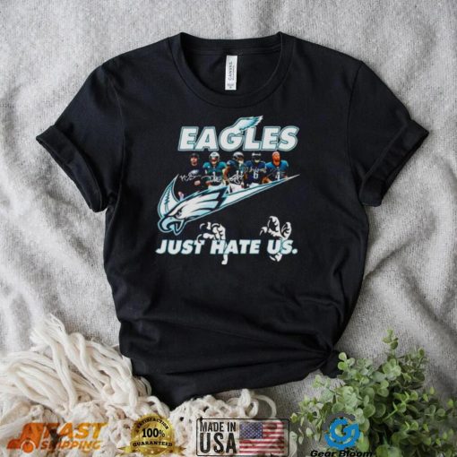 Philadelphia Eagles Nike just hate us team signature shirt