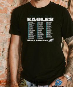 Philadelphia Eagles Super Bowl LVII Varsity Roster 2023 shirt