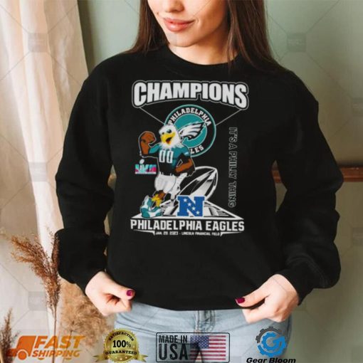 Philadelphia Eagles Swoop Super Bowl LVI Champions It’s a Philly Thing shirt