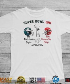 Philadelphia Eagles Vs Kansas City Chiefs Super Bowl Lvii 2023 Shirt