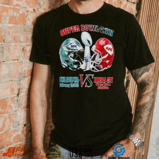 Philadelphia Eagles vs Kansas City Chiefs Super Bowl LVII 2023 shirt