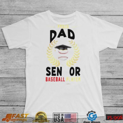 Proud Dad Of A 2023 Senior Vintage Baseball Sport Shirt