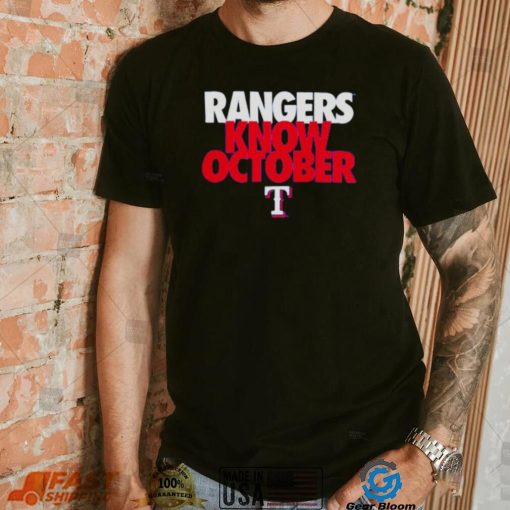 Rangers Know October Shirt