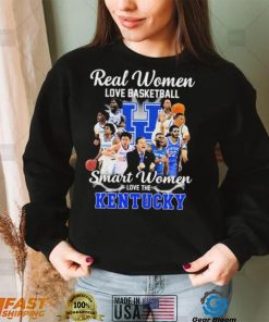 Real Women Love Basketball Smart Women Love The Kentucky Shirt