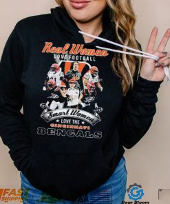 Real Women Love Football Smart Women Love The Cincinnati Bengals Shirt