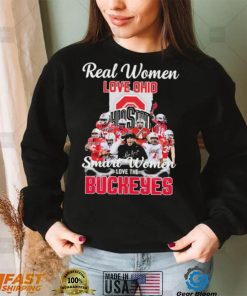 Real Women Love Ohio Team Smart Women Love The Buckeyes Shirt