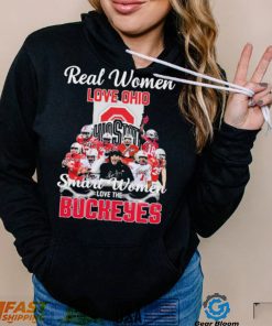 Real Women Love Ohio Team Smart Women Love The Buckeyes Shirt