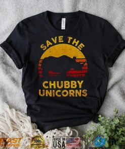 Rhino Save The Chubby Unicorn T Shirt