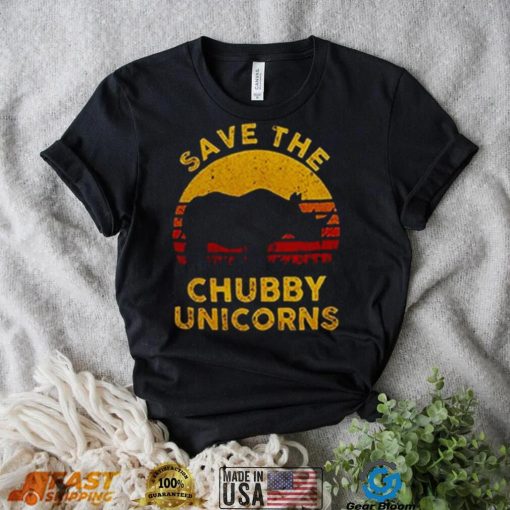 Rhino Save The Chubby Unicorn T Shirt