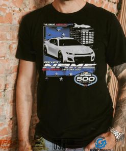 2023 Daytona 500 Champion Ricky Stenhouse Jr. Checkered Flag T-Shirt