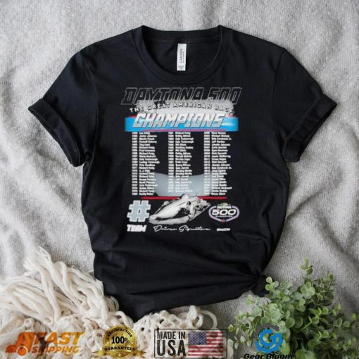 Ricky Stenhouse Jr. Daytona 500 Past Champion 2023 Roster T-Shirt | Official NASCAR Merchandise