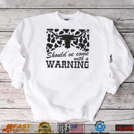 Morgan Wallen T-Shirt: Should’ve Come With A Warning – Stylish & SEO-Friendly.