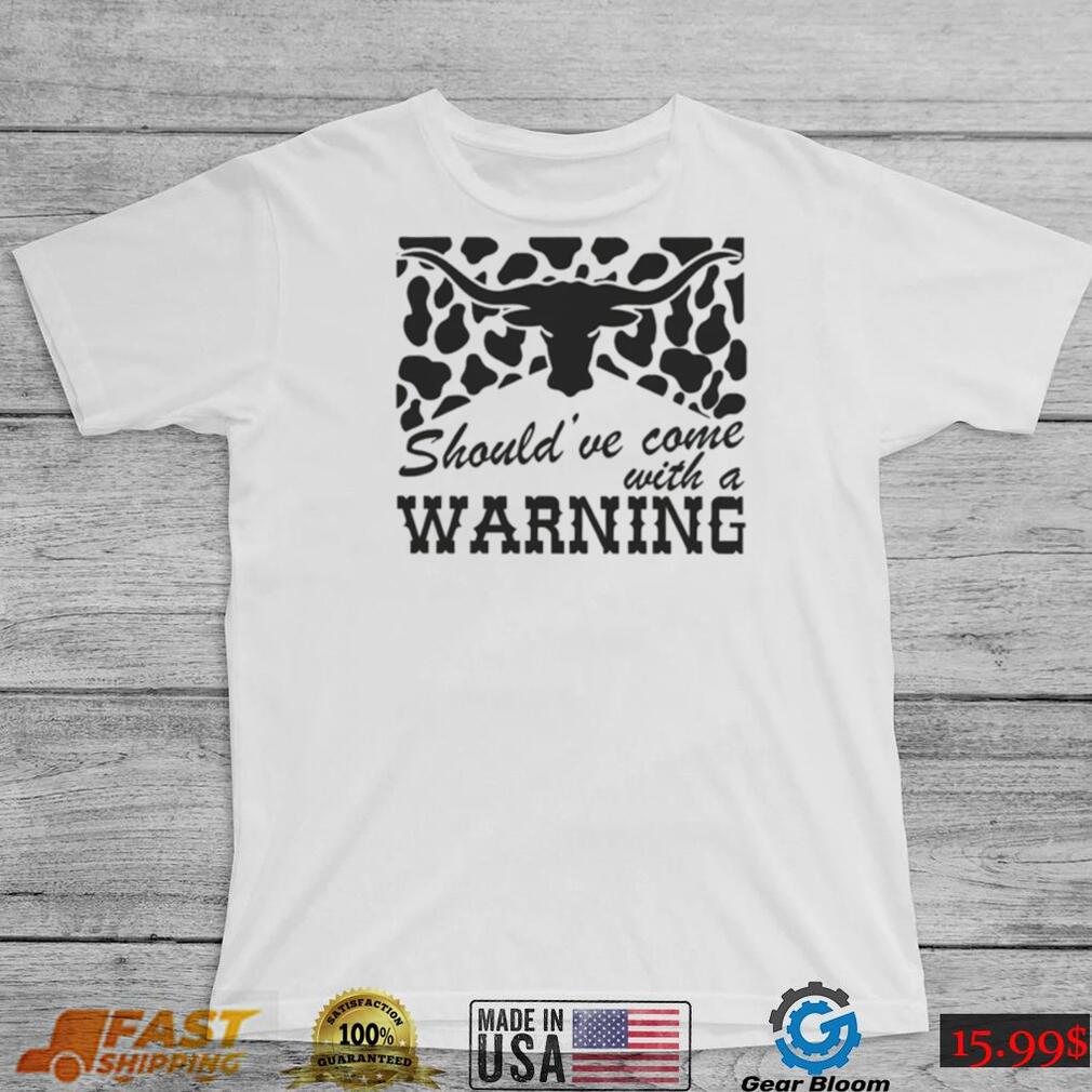 Morgan Wallen T-Shirt: Should've Come With A Warning - Stylish & SEO-Friendly.