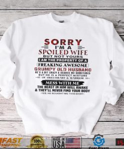Spoiled Wife T-Shirt – Not Yours, I’m The Property!