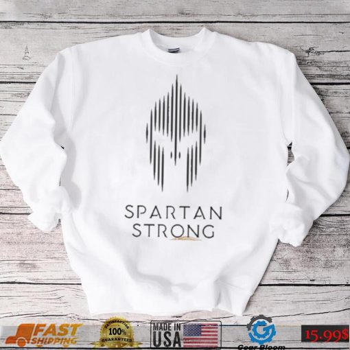 Michigan State Spartans Blurry Helmet Support T-Shirt