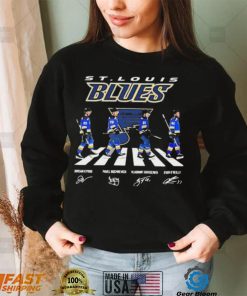 St Louis Blues Team 2022 Abbey Road Signature Shirt