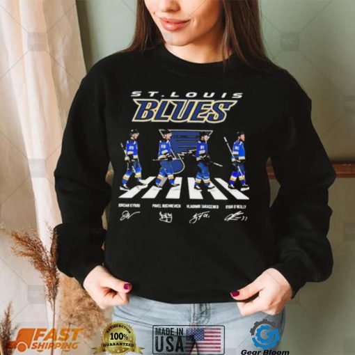 St Louis Blues Team 2022 Abbey Road Signature Shirt