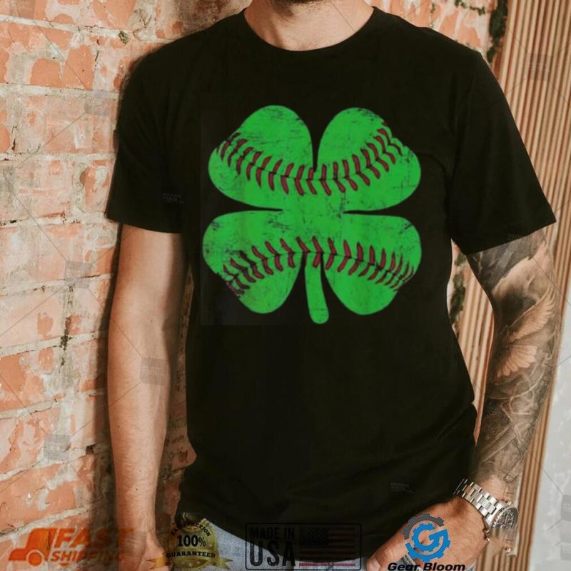 St Patrick’s Day Shamrock Baseball Lover T Shirt