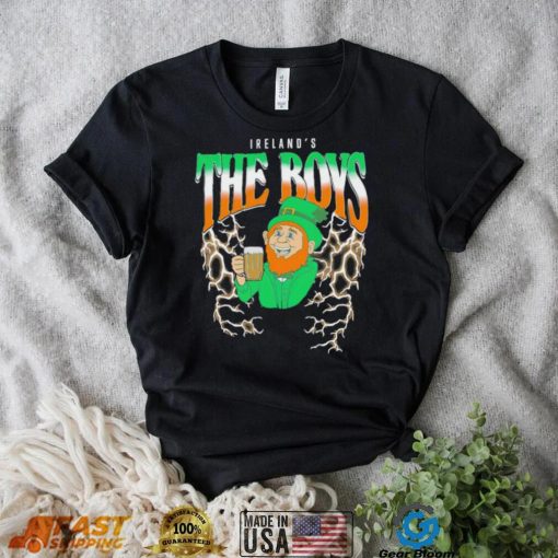 Men’s St. Patrick’s Day Leprechaun Ireland’s The Boys Lightning 2023 T-Shirt