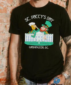 St. Patrick’s Day Leprechaun in White House St. Patty’s Day 2023 shirt