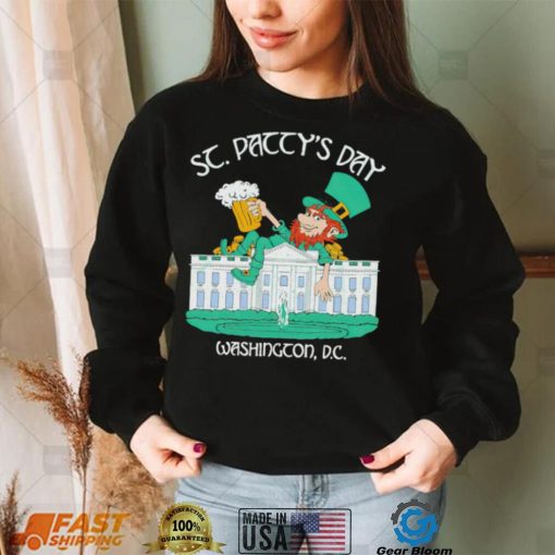2023 St. Patrick’s Day Leprechaun White House Shirt – Perfect for Celebrating St. Patty’s Day!