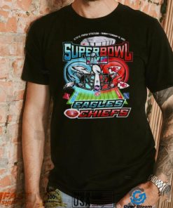 Superbowl 57 LVII Philadelphia Eagles Vs. Kansas City Chiefs 2023 Shirt