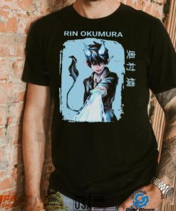 The Demon Exorcist Anime Okumura Rin Blue shirt