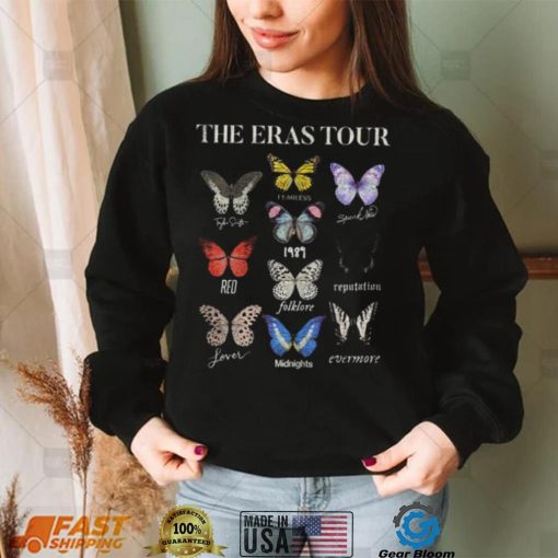 The Eras Tour 2023 Butterfly Vintage T Shirt