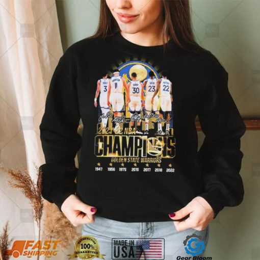 The Gold Blood Warriors 2021 22 Nba Champions Golden State Warriors Shirt