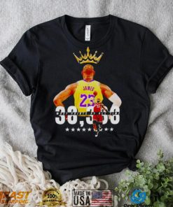 The King LeBron James points shirt