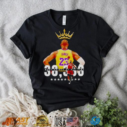 The King LeBron James points shirt