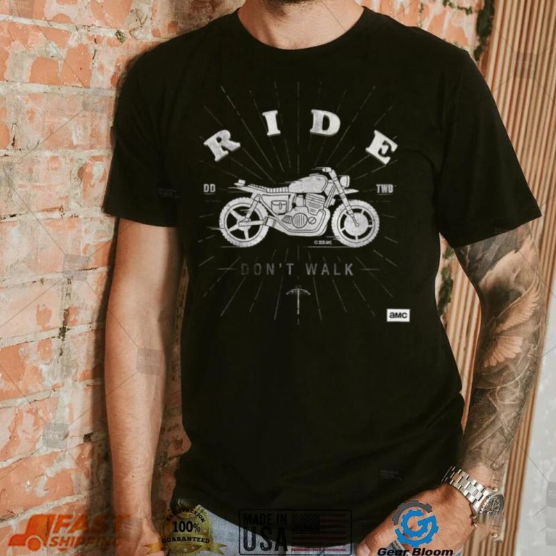 The Walking Dead Daryl Ride Don’t Walk Adult Short Sleeve T Shirt