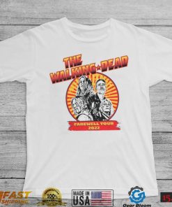 The Walking Dead Farewell Tour Band Unisex Tri Blend T Shirt