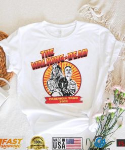 The Walking Dead Farewell Tour Band Unisex Tri Blend T Shirt